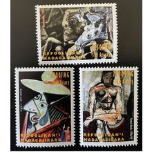 Madagascar 1998 / 1999 Mi. 2329 - 2331 Pablo Picasso Art Kunst painting