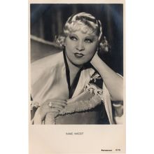 Mae West Film Actress Foremount No 576 Rare Antique Postcard