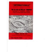 Wimbledon Internationale 1967 speedway programme