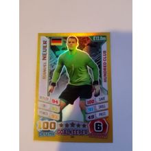 match attax brazil 2014 100 club m.neuer