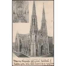 St Patrick's Cathedral, New York City, 1904 - Postcard