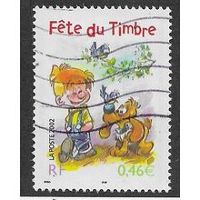 FRA 2002 46c 'STAMP DAY' FINE USED (EBID56-830)