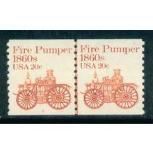 1908 20c Fire Pumper Very Fine MNH Dry Gum CNP Left 3 W0244