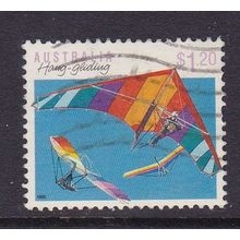 AUSTRALIA 1989 SPORTS $1.20 HANG GLIDING USED SG1194