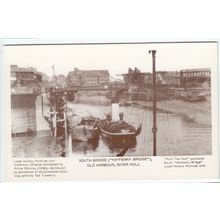 South Bridge Old Harbour Hull Yorkshire Reproduction Postcard 31