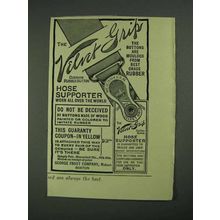 1908 George Frost Velvet Grip Hose Supporter Ad