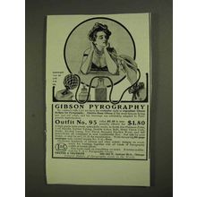 1903 Thayer & Chandler Pyrography Outfit No. 95 Ad