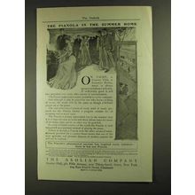 1903 The Aeolian Pianola Ad - In The Summer Home