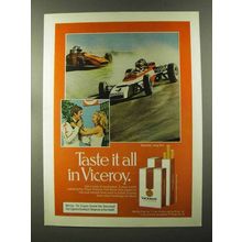 1973 Viceroy Cigarettes Ad - Taste it All