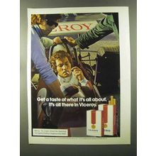 1973 Viceroy Cigarettes Ad - Taste What It's All About