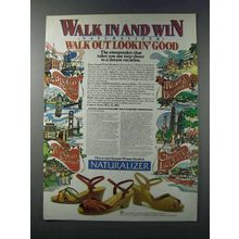 1981 Naturalizer Shoes Ad - Walk in and Win