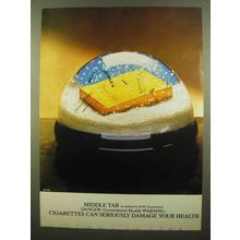 1986 Benson & Hedges Cigarettes Ad - Middle Tar