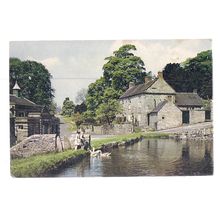 TISSINGTON, DERBYSHIRE unused vintage postcard by J Arthur Dixon Dby. 140 =