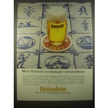 1966 Heineken Beer Ad - Meet Holland's ambassador extraordinary
