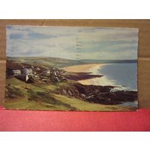 WOOLACOMBE, DEVON used postcard Colourmaster 1962 pm =