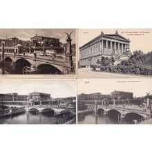 Berlin National Gallery 4x Antique Postcard s