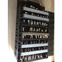 MITSUBISHI A58B MELSEC PLC RACK, WITH AX11, AY13,AX41,TB