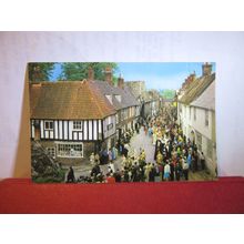 ANNUAL NATIONAL PILGRAMAGE, HIGH STREET, WALSINGHAM, NORFOLK unused postcard =