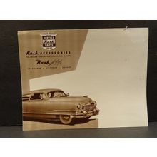 Nash Airflyte Sales Brochure Ambassador Statesman Rambler 1951