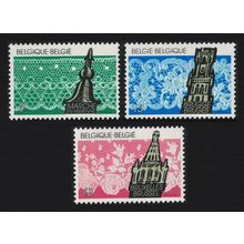Belgium Lace-making Towns 3v 1989 MNH SG#2976-2978