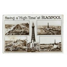 Blackpool, Lancashire, Multiview RP Postcard.