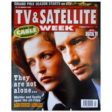 TV & Satellite Week Magazine 1999 6-12 March X-FILES UK TV LISTINGS 1999