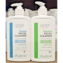 Lacura Face Care Foaming & Hydrating Facial Cleanser 12fl oz 355ml (2 Bottles)