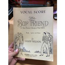 VOCAL SCORE "THE BOY FRIEND" SANDY WILSON 1920s MUSICAL COMEDY PB BOOK (P3)