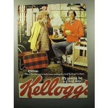 1980 Kellogg's Corn Flakes Cereal Ad - It's Time