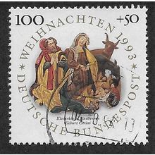 GER 1993 100pf+ 50 'CHRISTMAS' FINE USED (EBID60-501)