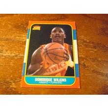 1986/87, Fleer, DOMINIQUE WILKINS, HOF, Hawks #121