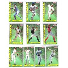 1991 Score baseball complete 10 card Rifleman sub-set –Bo, Griffey, Alomar