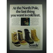 1979 Kaufman Sorels Boots Ad - Caribou, Mark V +