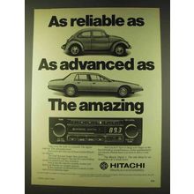 1979 Hitachi Digital 1 Car Radio Ad - Reliable Advanced