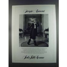 1982 Saks Fifth Avenue Ad - Armani Tuxedo Suit & Blouse