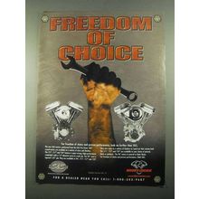 2003 S&S Super Motors Ad - Freedom of Choice