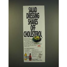 1990 Heinz Vinegars Ad - Dill Onion Vinaigrette recipe