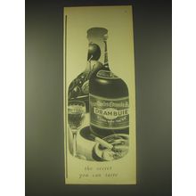 1962 Drambuie Liqueur Ad - The secret you can taste