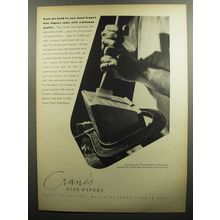 1952 Crane's Fine Papers Ad - From our hand to your hand Crane's fine papers