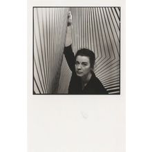 Bridget Riley Op Art Cornwall Painting Artist Rare NPG Postcard