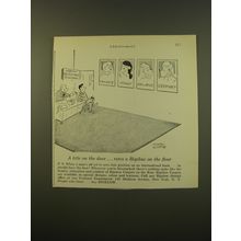 1961 Bigelow Carpet Advertisement - art by Martin Giuffre - Army Recruiting