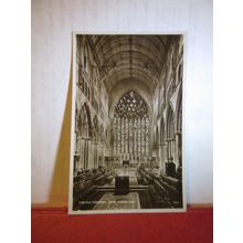 THE CHOIR, CARLISLE CATHEDRAL, CUMBRIA unused vintage postcard RP by Valentine =