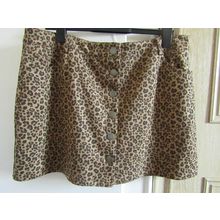 PINK CLOVE animal print mini skirt Size 20 good condition