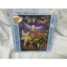Bits and Pieces 1000 Piece Puzzle - Rosiland Solomon - Night Owl