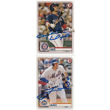 JUAN SOTO & JEFF McNEIL AUTOGRAPHED 2020 NEW YORK METS ALL-STAR PLAYER CARDS