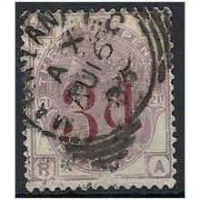1883 SG159 3d on 3d Lilac Good/Fine (slight rub) "RA".