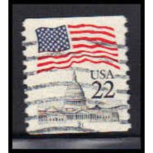 Used 2115 22c U.S. Flag Very Fine CNS 21 PA5799