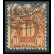 Used J84 10c Postage Due Barely Clears WA1432