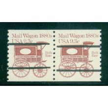 1903a 9.3c Mail Wagon Very Fine MNH Dry Gum Gap Pair PreCnx W0167