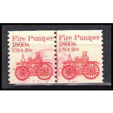 Used 1908 20c Fire Pumper Fine CNP Left 3 PA0561